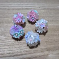 カスタムボールペン　デコビーズ　5個セット