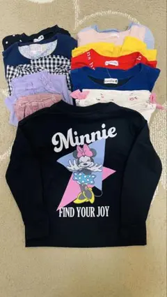 女の子 110〜130 まとめ売り 12点 半袖 長袖 ズボン ディズニー含む