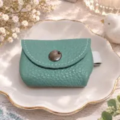 レザー　コインケース　小物入れ　ハンドメイド