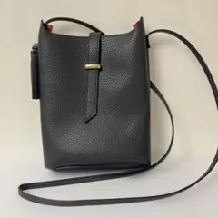 HIROKO KOSHINO 黒　ブラック　斜め掛けバッグ