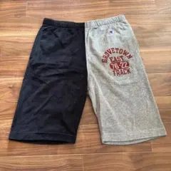 Champion チャンピオン ハーフパンツ ブラック グレー M パイル地のサムネイル