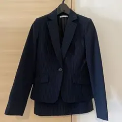 【最終SALE】《7号》ネイビースーツ(ストライプ)