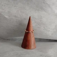 4℃ k10PG ハートダイヤリング 8号