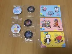 【新品未使用】BT21 缶バッジ ステッカー くら寿司セット　BTSのサムネイル