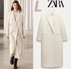 ZARA ZW COLLECTION ウールケープコート L 新品 - メルカリ