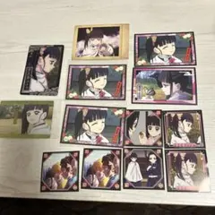 鬼滅の刃　栗花落カナヲカード2枚、チェキ風カード1枚、シール10枚の13点セット