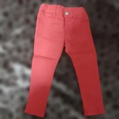 BREEZE オレンジ スリムフィット 長ズボン 95