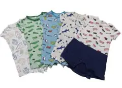 西松屋 80cm ロンパース 5枚 まとめ売り 男の子