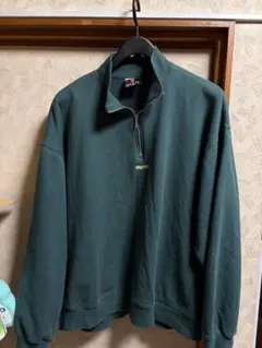 ハーフジップ　スウェット
