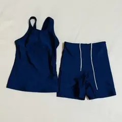 女の子用水着セット ネイビー 140cm