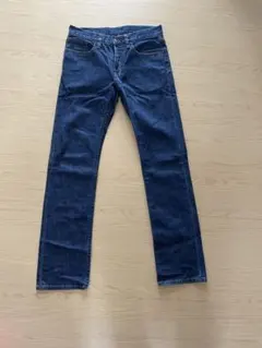 新品！無印良品濃紺ストレートデニム