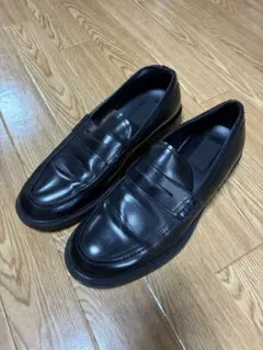 ZARA ペニーローファー ブラック41のサムネイル