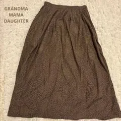 GRANDMA MAMA DAUGHTER ロングスカート 花柄 0サイズのサムネイル