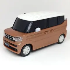 スズキ スペーシア プルバックカー ブラウン×ホワイト スズキ特注品 非売品のサムネイル