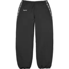 美品L Supreme Logo Taping Track Pant navy | Mercari