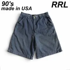 USA製 古着 90's RRL ラルフローレン ショートパンツ フェードのサムネイル