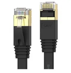 ５メートル CAT7フラットLANケーブル 黒
