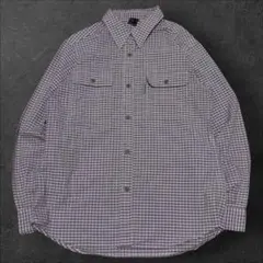 mont-bell WIC ライトシャツ ロングスリーブ チェック