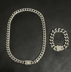 KRKC&CO 喜平ネックレス＆ブレスレット セット 幅12mm