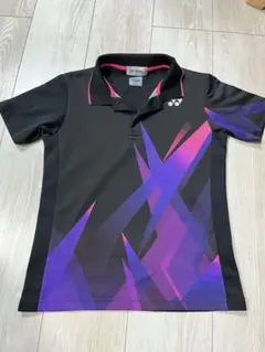 YONEX J130 バドミントンシャツ 黒・紫・ピンク