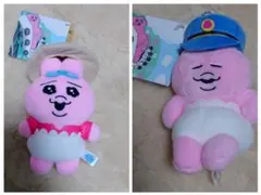 鈍行機関車おぱんちゅうさぎ ぬいぐるみマスコットセット