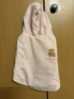 DOTTIE 犬用レインコート《ピンクストライプ》　小型犬　Sサイズのサムネイル