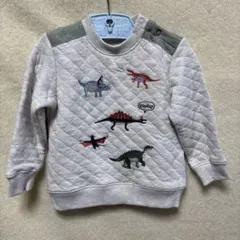 klädkäp 恐竜デザイン トレーナー 90cm