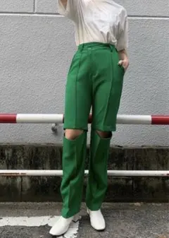 スラックス カジュアルパンツ