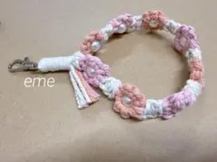 ハンドメイド　スマホストラップ