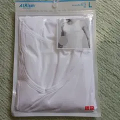 UNIQLO AIRism メッシュタンクトップ L ホワイト