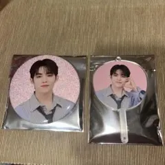 テ*レ様 セブチ Holiday ペンミ ミニピケットキーリング と缶バッジ　エ