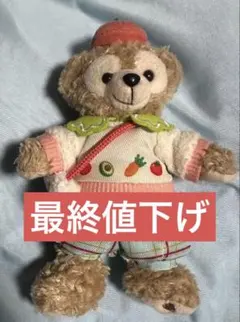 ダッフィーフレンズ　ダッフィーぬいぐるみバッジ