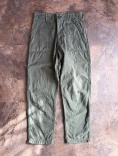 GD602 US ARMY 本物 アメリカ軍 ベイカーパンツ 70s OG107 - メルカリ