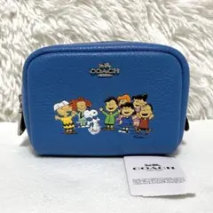 未使用 COACH × PEANUTS ポーチ コーチ スヌーピー コラボ 完売