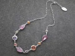 新品 Disney　アンティーク調かわいいMIXカラービーズネックレス