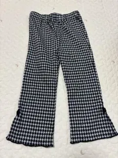 Cottoli 千鳥格子 フレアパンツ 100サイズ