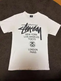 Stussy ワールドツアー Tシャツ ホワイト