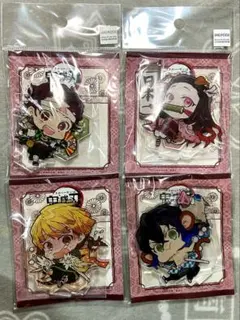 ★鬼滅の刃★アクリルスタンドコレクション★竈門炭治郎&禰豆子&伊之助&善逸★