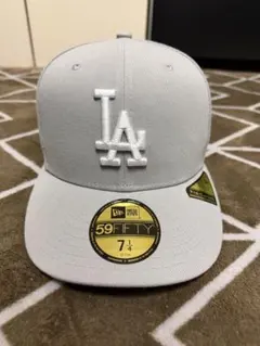 ロサンゼルス・ドジャース 59FIFTY グレーキャップ 7 1/4
