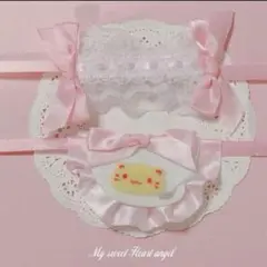 ヘッドドレス　スタイ　ぬい　ぬいぐるみ　ぬい服　オムライス　メイド　リボン
