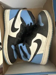 Nike Air Jordan 1 ハイカット スニーカー ブラック/ブルー