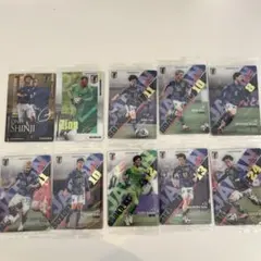 日本代表サッカートレーディングカード　10枚セット