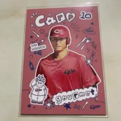 2026 広島カープ 佐々木泰 グルメカード　QR未使用