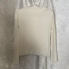 GU ジーユー リブメローコンパクトT 長袖