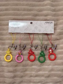 【USJ限定】スーパー任天堂ワールド　マリオ　ストラップセット 5個セット