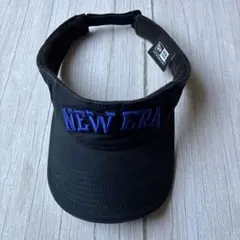 NEW ERA ゴルフメンズバイザー ブラック ブルー 刺繍のサムネイル