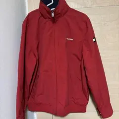 TOMMY HILFIGER レッド ナイロンジャケット Lサイズ