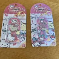 ハローキティ マイメロディ アクリルキーホルダー 2個セット