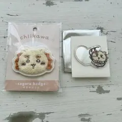 ちいかわ　シーサー　ミラー　バッジ