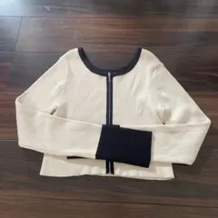 chico 配色切替2way カーディガン